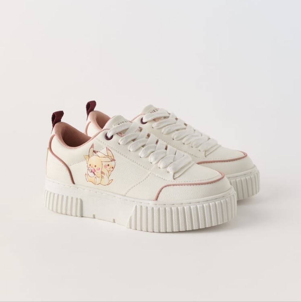 Zara Kids x Pikachu Pokemon Sneakers NWT
